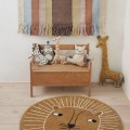okrągły dywan lew
