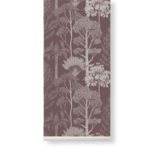 Tapeta Drzewa w kolorze mahoniowym - Mahogany