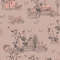 Tapeta Classic Woodlands - Brown Pink w sklepie mukaki.pl