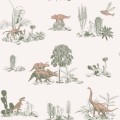 Tapeta Classic Dino Pink Green w sklepie mukaki.pl