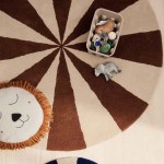 Dywan Arch okrągły rozmiar L - ferm living   