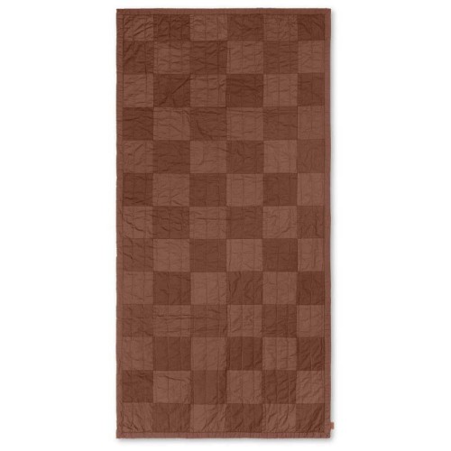 Narzuta Pikowana Duo - Czerwono - Bordowa - Ferm Living.jpg