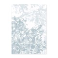Próbka tapety Blue Classic Hua Trees Mural Wallpaper