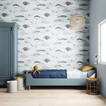 Fish Wallpaper Blue Green - Tapeta w ryby niebieski morski - Sian Zeng 