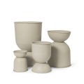 Doniczki Hourglass -, beżowe - ferm living