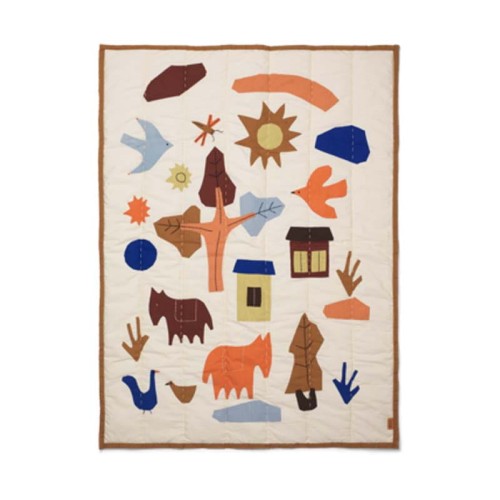 Pikowany koc wiejski Village - Ferm Living