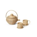 Rattan Tea Set, Zestaw do herbaty, Ferm Living