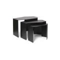 Shard Cluster Tables - Set of 3 - Black - ferm living