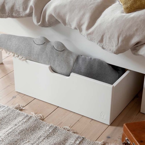 Pod łóżeczko Sebra szuflada biała