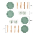 Tableware set for 4 wooden - Sebra