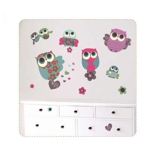 Naklejki Sowy - Owls - roz. S - Chocovenyl