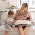 Nursing pillow, organic cotton, Sophora Leaves - Sebra