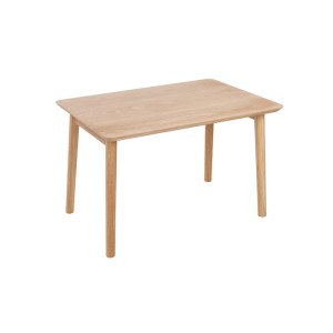 Stolik prostokątny z litego drewna - Buk lub Dąb - Small Desk Beech - Curve Lab 