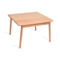 Stolik kwadratowy z litego drewna - Buk - Curve Lab