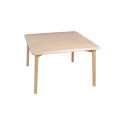 Stolik kwadratowy z litego drewna - Buk - Curve Lab