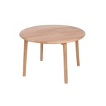 Stolik okrągły z litego drewna bukowego - Round Table - Curve Lab