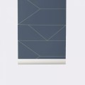 Tapeta Lines Dark Blue - ferm Living