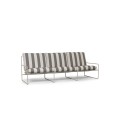 ferm LIVING SS23 sofa trzyosobowa Desert 3-Seater kaszmirowa rama / Stripe 1104267305 1