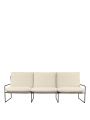 Ferm Living SS25 sofa trzyosobowa Desert 3-Seater czarna rama / Pure Boucle Off-white 1104270932 1