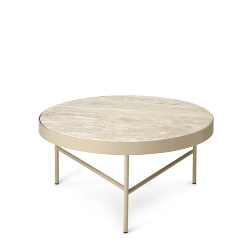 Stolik kawowy travertyn, duży - ferm living
