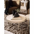 Stolik kawowy travertyn - Travertine Table - Large - ferm living