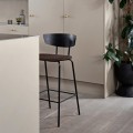 Herman Bar Chair - Black - tapicerowane - Ferm Living