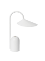 Lampa przenośna Arum biała - Arum Portable Lamp White - ferm living