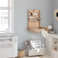 Wall moun. Changing Table, Wood, Sebra