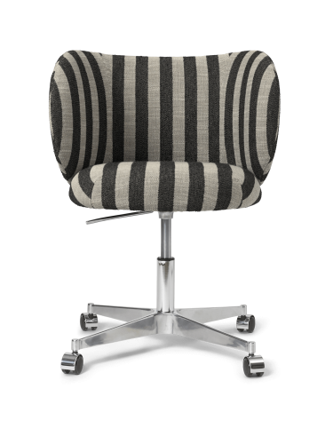 Rico Dining w. Castors Louisiana - Sand/Black - ferm living