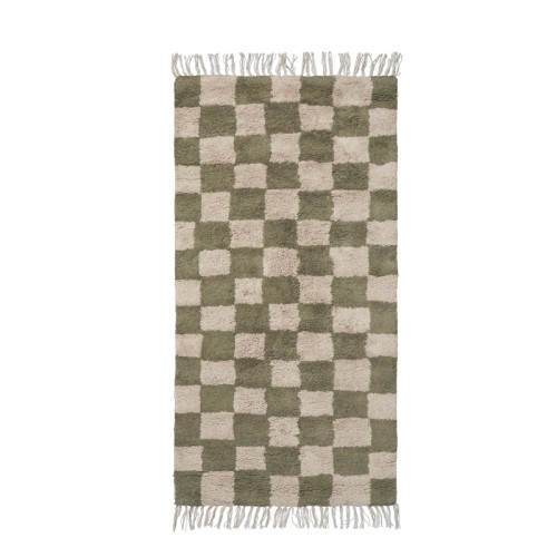 Mara Washable Rug - Elm Green ferm living