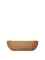 Rattanowy kosz - Braided Wall Pocket 75x25 ferm Living