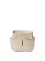 Kosz z bawełny organicznej - Hokan Textile Storage - 18 x 30 - Natural - ferm Living
