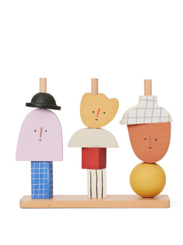 Figurki Character Stacking Blocks - Multi - ferm Living