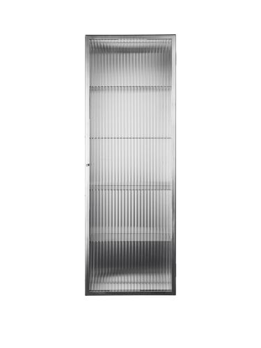 Haze witryna wisząca 35 x 100 stal nierdzewna szkło ryflowane - Ferm Living