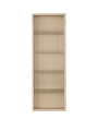 Haze witryna wisząca kaszmirowa 35 x 100 szkło ryflowane - Haze Wall Cabinet Reeded Glass - Ferm Living
