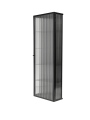 Haze witryna czarna 35 x 100 szkło ryflowane - Haze Wall Cabinet Reeded Glass - Ferm Living
