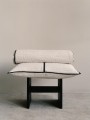 Poduszka Vari Quilted Cushion - Rectangular - Natural/Dark - Ferm Living