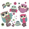 Naklejki Sowy - Owls - roz. S - Chocovenyl