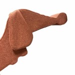 Pufa Jamnik Bonifacy - boucle - Muka Studio