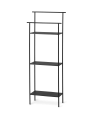 Dora regał mały czarny - Dora Shelving Unit - ferm living