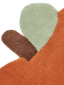 Apple Tufted Rug - Brown Clay - ferm living