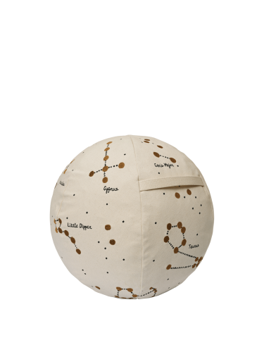 Pufa niebarwiona z mapa nieba, Constellation Pouf - Ferm Living
