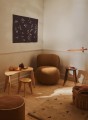 Mapa nieba, Ferm Living,  Constellation Textile Map - Dark Blue