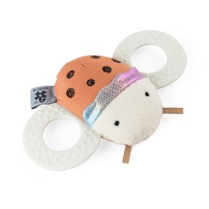 Bedronka grzechotka Activity rattle with mirror, Luca the ladybird - Sebra 