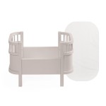 Dla lalek Łóżeczko różowe z materacem - Sebra Doll's Bed birchb. rose+mattress, jetty+ - Sebra
