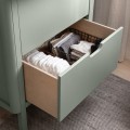 Komoda dziecięca, przewijak jasnozielony - Changing Unit, drawers green - Sebra