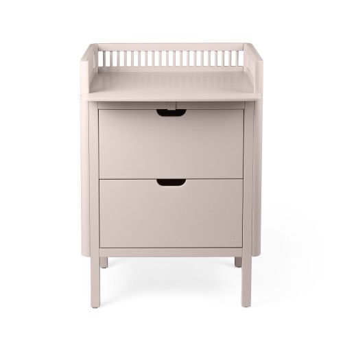 Komoda dziecięca, przewijak różowy - Changing Unit, drawers rose - Sebra