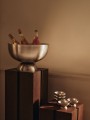 Pucharek do lodów z efektem postarzenia – stal nierdzewna -  Stainless Steel - ferm Living