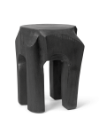 Taboret z korzenia drzewa -Root Stool - Black Stained - Ferm Living  