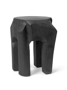 Taboret z korzenia drzewa -Root Stool - Black Stained - Ferm Living  